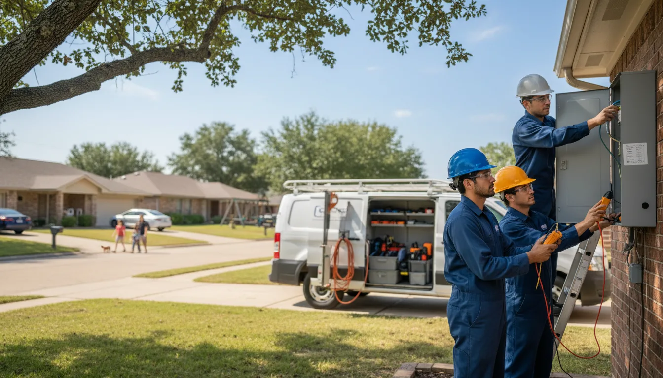 Certified electrician providing emergency electrical services in Stanley, NC